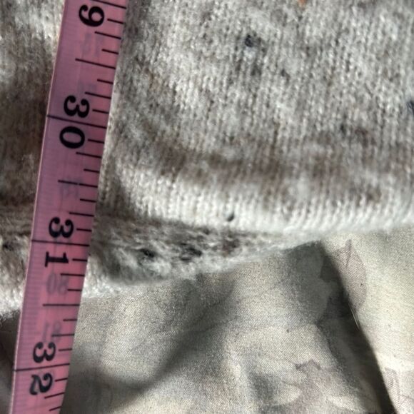 Women's Madewell Cardigan Sweater XS White Black wool blend - Picture 10 of 13